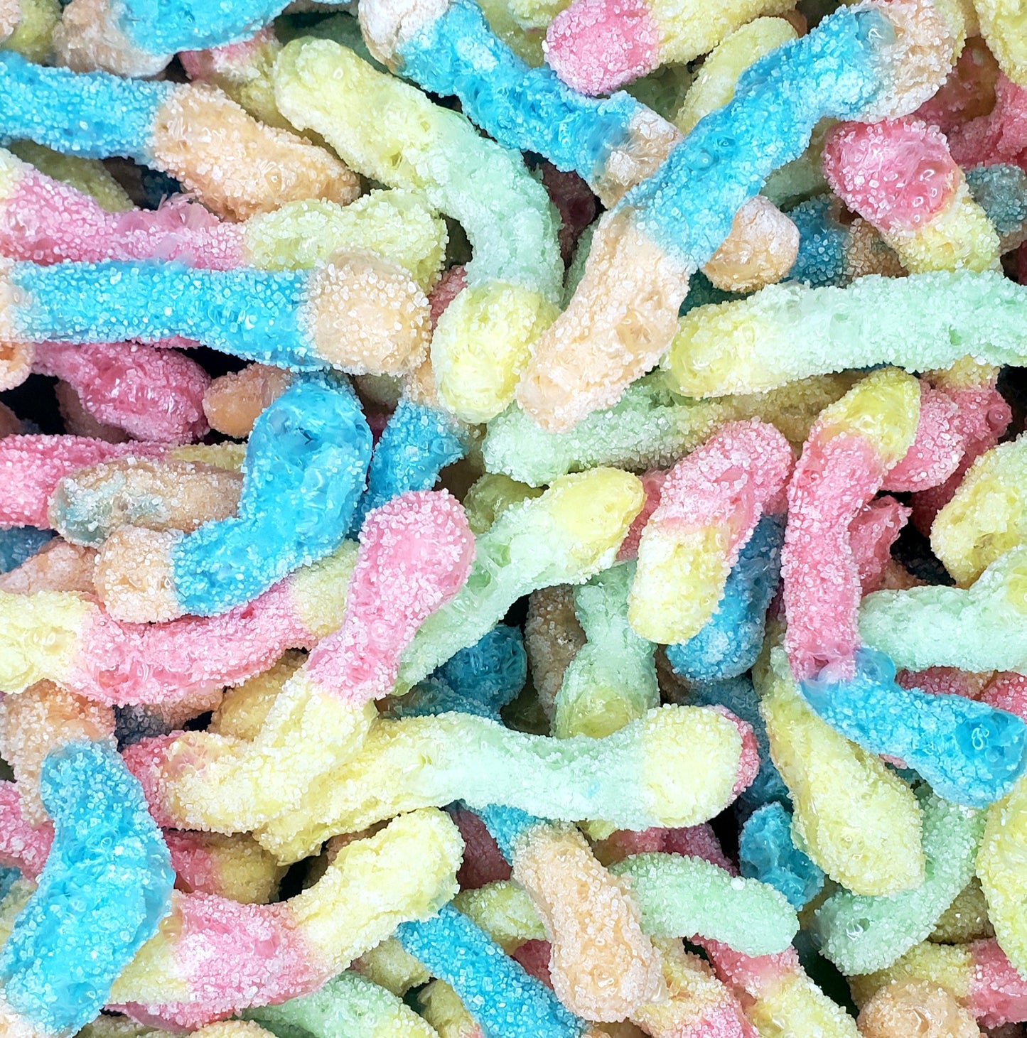 Crunchy Assorted Gummys - Sour Worms